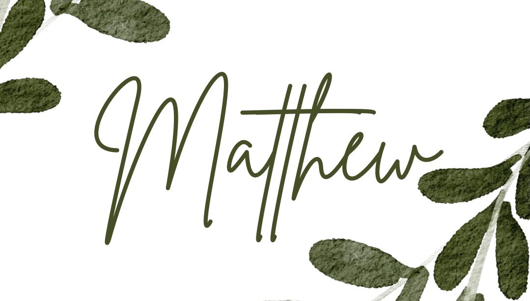 Matthew Teachings